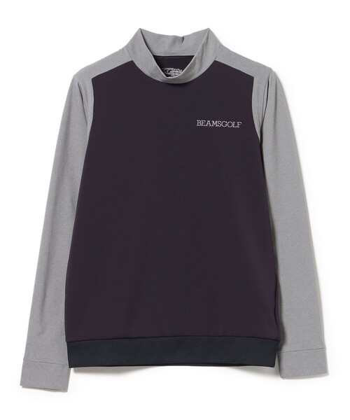 BEAMS GOLF（ビームスゴルフ）の「ORANGE LABEL / 切替 ストレッチ モックネック ロングスリーブシャツ（Tシャツ/カットソー・レディース・ネイビー/グリーン/ブラック・LARGE/SMALL/MEDIUM）」の11枚目の写真