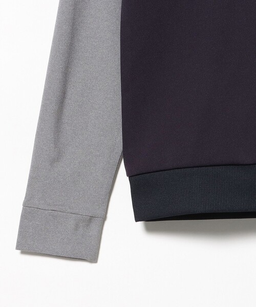 BEAMS GOLF（ビームスゴルフ）の「ORANGE LABEL / 切替 ストレッチ モックネック ロングスリーブシャツ（Tシャツ/カットソー・レディース・ネイビー/グリーン/ブラック・LARGE/SMALL/MEDIUM）」の13枚目の写真
