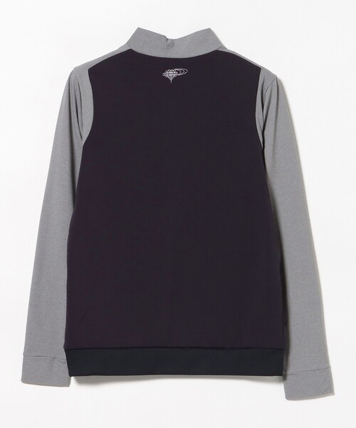 BEAMS GOLF（ビームスゴルフ）の「ORANGE LABEL / 切替 ストレッチ モックネック ロングスリーブシャツ（Tシャツ/カットソー・レディース・ネイビー/グリーン/ブラック・LARGE/SMALL/MEDIUM）」の21枚目の写真