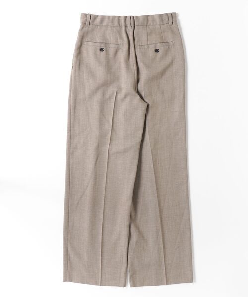CLANE（クラネ）の「2WAY TUCK STRAIGHT PANTS 11110-7033（チノパンツ・レディース・その他/ブラック/ブラウン・1/2）」の4枚目の写真