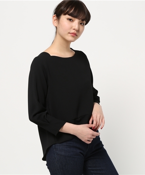 CAPRICIEUX LE'MAGE（カプリシューレマージュ）の「NLスカラップネックブラウス（シャツ/ブラウス・レディース・その他/その他1/その他2・FREE）」の3枚目の写真