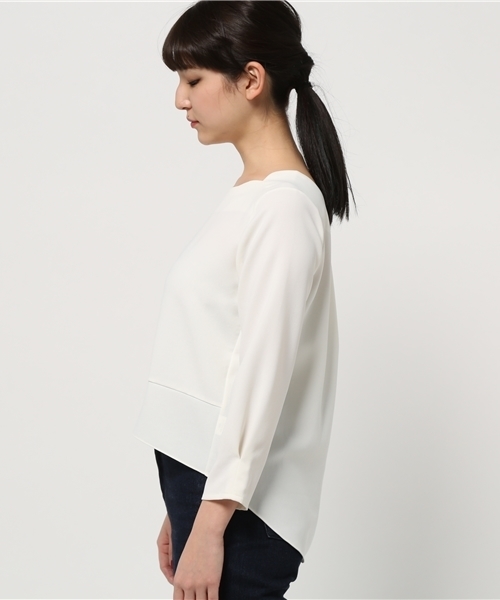 CAPRICIEUX LE'MAGE（カプリシューレマージュ）の「NLスカラップネックブラウス（シャツ/ブラウス・レディース・その他/その他1/その他2・FREE）」の5枚目の写真