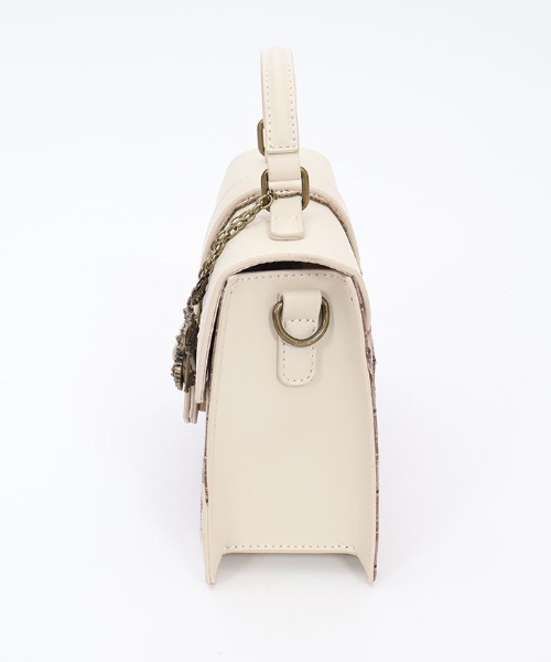 axes femme(アクシーズファム)の「配色チェック柄バッグ(ショルダーバッグ・レディース・ワイン/ベージュ/ネイビー・FREE)」の17枚目の写真