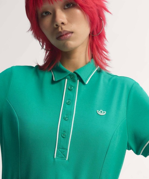 adidas(アディダス)の「オリジナルスドレス【adidas Golf/アディダスゴルフ】(ワンピース・レディース・グリーン・LARGE/MEDIUM/SMALL/X-LARGE/X-SMALL)」の2枚目の写真
