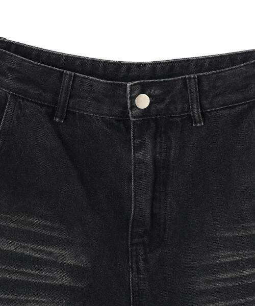L.H.P(エルエイチピー)の「MAVYTH/メヴィス/TIERED DENIM PANTS(デニムパンツ・レディース・ブラック・M/XL/L)」の8枚目の写真