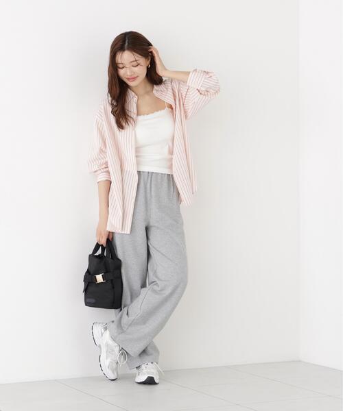 PROPORTION BODY DRESSING(プロポーションボディドレッシング)の「<a>2WAYシャツ / 1216210900(シャツ/ブラウス・レディース・ブルー/ホワイト系その他/ピンク・FREE)」の6枚目の写真