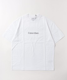 Calvin Klein/カルバンクライン STANDARD LOGO CREWNECK フロントロゴ 半袖Tシャツ メンズ 夏物 夏服