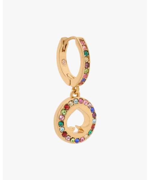 kate spade new york（ケイトスペード ニューヨーク）の「スポット ザ スペード パヴェ ヘイロー ハギー（ピアス（両耳用）・レディース・その他・ONESIZE）」の3枚目の写真