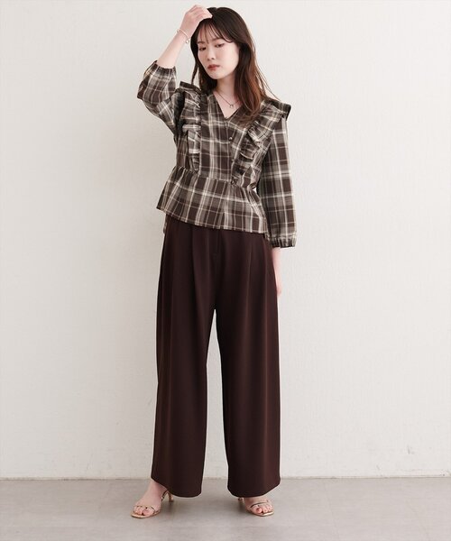 natural couture(ナチュラルクチュール)の「パフスリーブフリルブラウス(シャツ/ブラウス・レディース・その他1/その他5/その他3/その他4/その他2・FREE)」の16枚目の写真