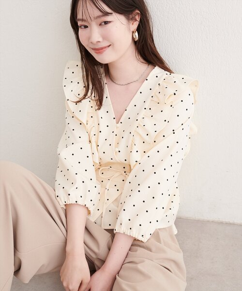 natural couture(ナチュラルクチュール)の「パフスリーブフリルブラウス(シャツ/ブラウス・レディース・その他1/その他5/その他3/その他4/その他2・FREE)」の20枚目の写真