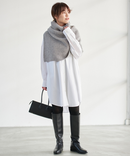 Spick & Span(スピックアンドスパン)の「《追加》ニットスヌード(その他小物・レディース・グレー/ブラウン系その他・FREE)」の17枚目の写真