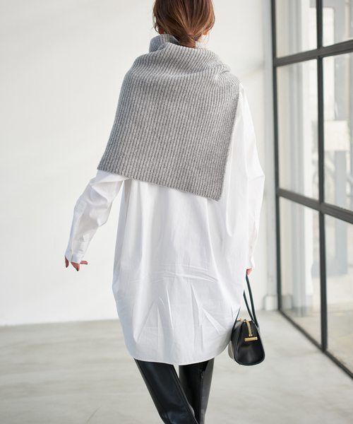 Spick & Span(スピックアンドスパン)の「《追加》ニットスヌード(その他小物・レディース・グレー/ブラウン系その他・FREE)」の21枚目の写真