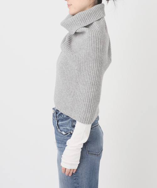 Spick & Span(スピックアンドスパン)の「《追加》ニットスヌード(その他小物・レディース・グレー/ブラウン系その他・FREE)」の8枚目の写真