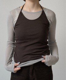lawgy | halter neck arrange cami tops / ホルターネックアレンジキャミトップス(キャミソール)