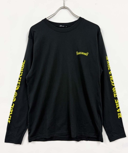 SHISKY（シスキー）の「グラフィックプリント リラックスロンT 長袖Tシャツ（Tシャツ/カットソー・メンズ・ブラック/ホワイト系その他/オートミール/ブラック系その他/杢グレー/オフホワイト/ネイビー/チャコールグレー・M/XL/L）」の4枚目の写真