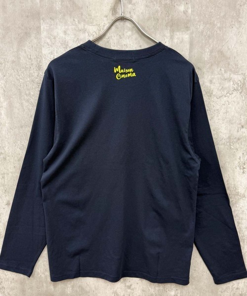 SHISKY（シスキー）の「グラフィックプリント リラックスロンT 長袖Tシャツ（Tシャツ/カットソー・メンズ・ブラック/ホワイト系その他/オートミール/ブラック系その他/杢グレー/オフホワイト/ネイビー/チャコールグレー・M/XL/L）」の9枚目の写真