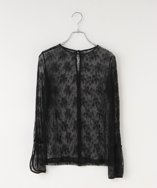 LOWRYS FARM(ローリーズファーム)の「dayme/シアーインナーLS 1052621(その他トップス・レディース・ブラック/シルバー/アイボリー/グレー系その他2・FREE)」の2枚目の写真