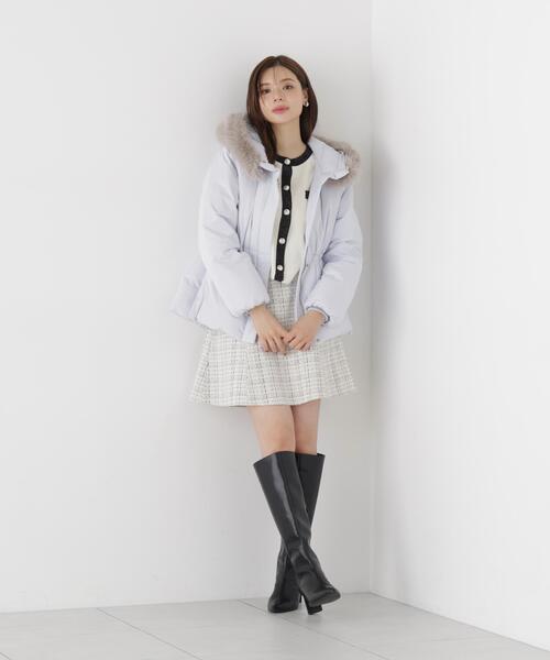 PROPORTION BODY DRESSING(プロポーションボディドレッシング)の「ウエストマークショートダウン / 1216255102(ダウンジャケット/コート・レディース・ブラック/ブルー/ホワイト系その他/ブラウン・SMALL/MEDIUM)」の18枚目の写真