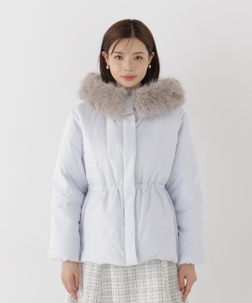 PROPORTION BODY DRESSING(プロポーションボディドレッシング)の「ウエストマークショートダウン / 1216255102(ダウンジャケット/コート・レディース・ブラック/ブルー/ホワイト系その他/ブラウン・SMALL/MEDIUM)」の21枚目の写真