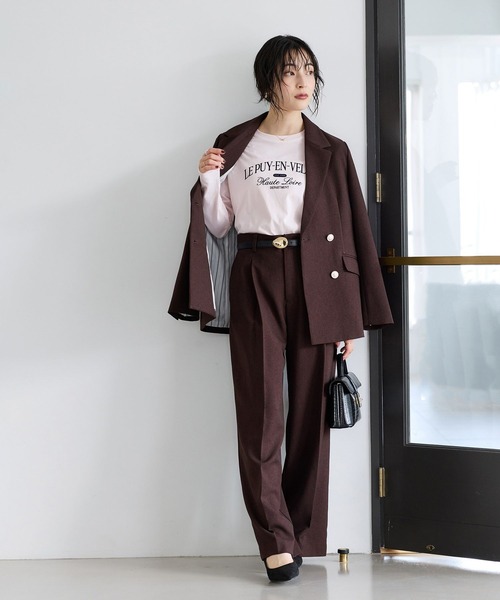 VIS(ビス)の「アソートプリントロングスリーブTシャツ(Tシャツ/カットソー・レディース・ホワイト/ピンク/ホワイト系その他・FREE)」の14枚目の写真