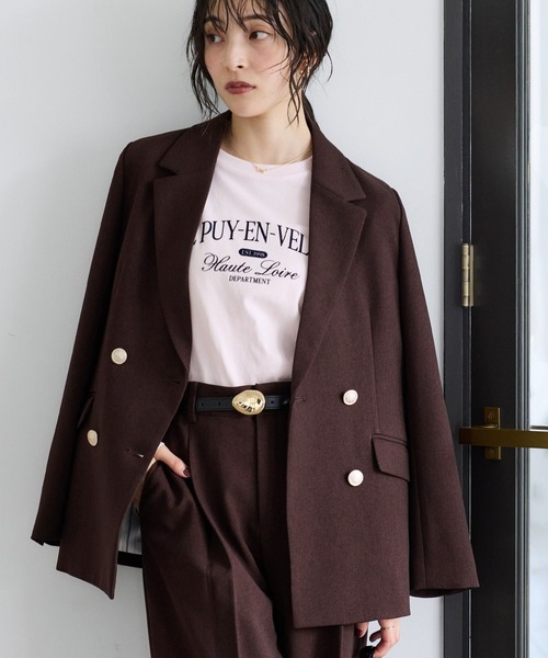 VIS(ビス)の「アソートプリントロングスリーブTシャツ(Tシャツ/カットソー・レディース・ホワイト/ピンク/ホワイト系その他・FREE)」の13枚目の写真