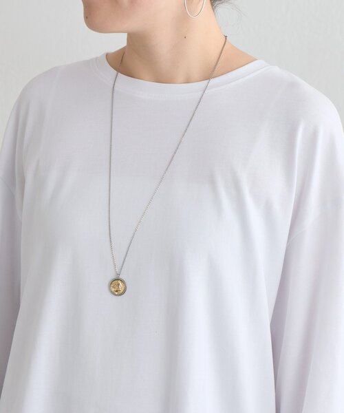BEARDSLEY(ビアズリー)の「《9/19(土)12:00予約開始予定》裾レースチュニック(Tシャツ/カットソー・レディース・ホワイト/ブラック・FREE)」の9枚目の写真