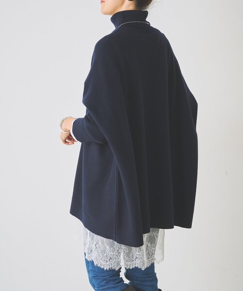 BEARDSLEY(ビアズリー)の「《9/19(土)12:00予約開始予定》裾レースチュニック(Tシャツ/カットソー・レディース・ホワイト/ブラック・FREE)」の15枚目の写真