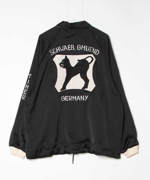 THRIFTY LOOK(スリフティールック)の「THRIFTY LOOK / スリフティールック GERMANY SOUVENIR JACKET ジャーマニー スーベニアジャケット(ブルゾン・メンズ・ブラック/ブラック系その他・MEDIUM/LARGE)」の3枚目の写真