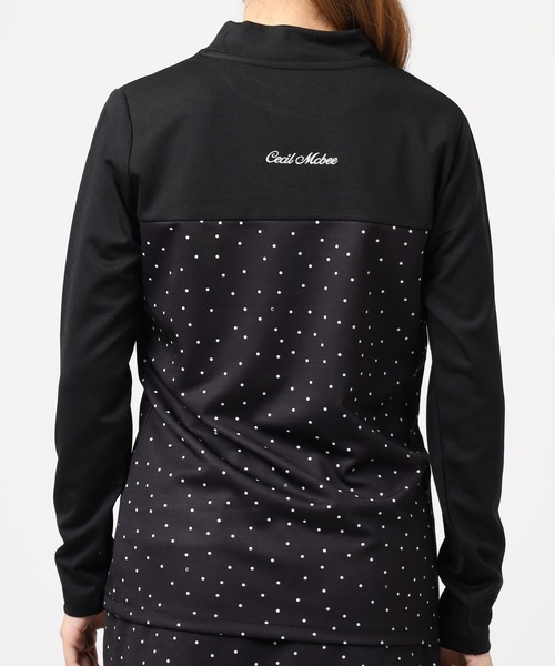 FUNALIVE(ファンアライブ)の「DOTS MOCK ドット モックネック ロンT(Tシャツ/カットソー・レディース・ブラック・L/M/S)」の12枚目の写真