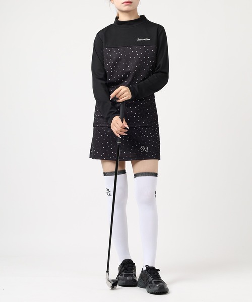 FUNALIVE(ファンアライブ)の「DOTS MOCK ドット モックネック ロンT(Tシャツ/カットソー・レディース・ブラック・L/M/S)」の8枚目の写真