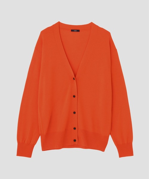 YLEVE(イレーヴ)の「YLEVE / SUPERFINE 120’S WOOL KNIT CARDIGAN(カーディガン/ボレロ・レディース・オレンジ・1)」の9枚目の写真