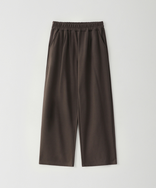 PUFF PUFF DEPT(パフパフ・デプト)の「COMPORT ワンタックワイドスウェットパンツ BROWN(スウェットパンツ・レディース・その他・MEDIUM/LARGE/X-LARGE)」の1枚目の写真
