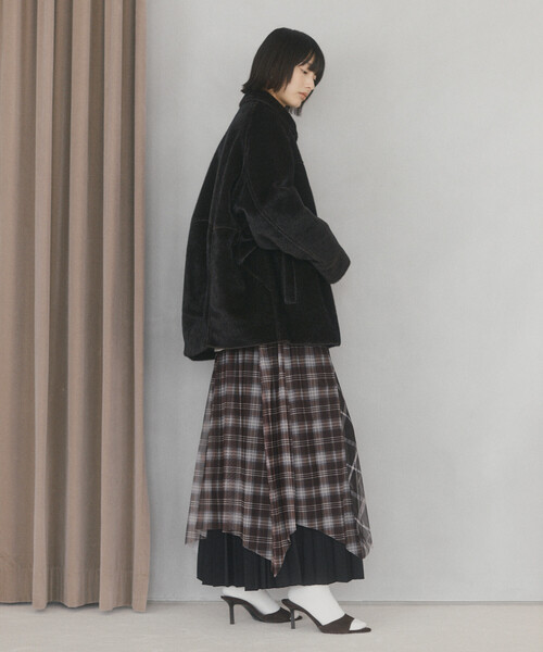Firsthand(ファーストハンド)の「限定展開 Firsthand/ファーストハンド リバーシブル チェック プリーツスカート(スカート・レディース・ダークブラウン/ブラック・FREE)」の18枚目の写真