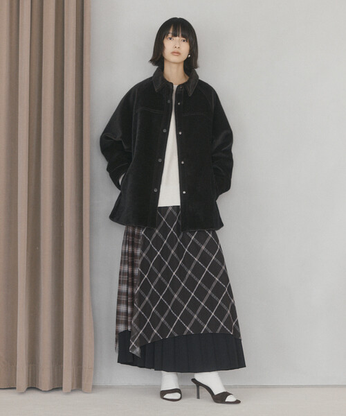 Firsthand(ファーストハンド)の「限定展開 Firsthand/ファーストハンド リバーシブル チェック プリーツスカート(スカート・レディース・ダークブラウン/ブラック・FREE)」の19枚目の写真