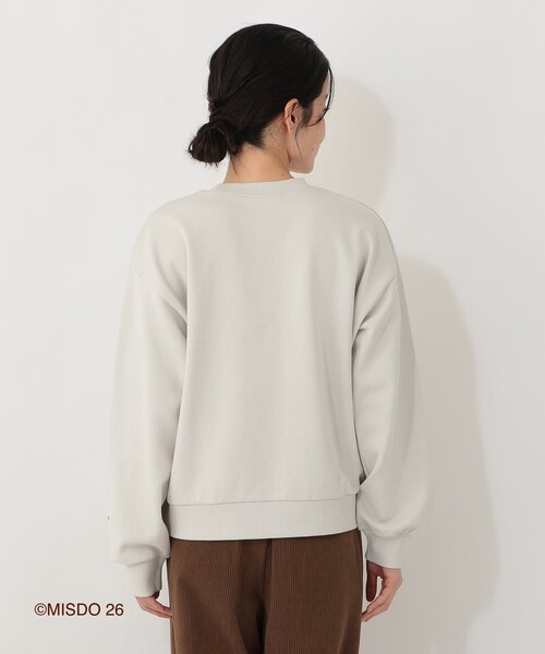 Afternoon Tea(アフタヌーンティー)の「スウェットプルオーバー/ミスタードーナツ(Tシャツ/カットソー・レディース・ライトグレー・ONE SIZE)」の5枚目の写真