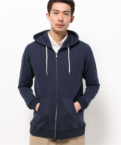 ikka（イッカ）の「ブリッツインレイジップパーカー（パーカー・メンズ・ネイビー/ライトグレー/オフホワイト・LARGE/MEDIUM/X-LARGE）」の3枚目の写真