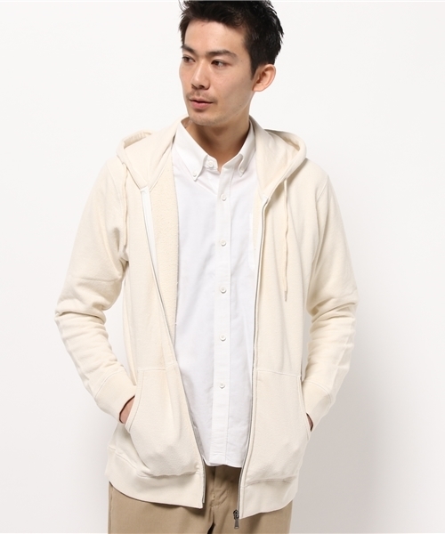 ikka（イッカ）の「ブリッツインレイジップパーカー（パーカー・メンズ・ネイビー/ライトグレー/オフホワイト・LARGE/MEDIUM/X-LARGE）」の7枚目の写真