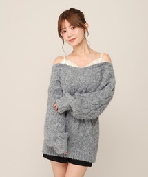 Heather（ヘザー）の「ランジェリーチュニックニット　1103232（ニット/セーター）」