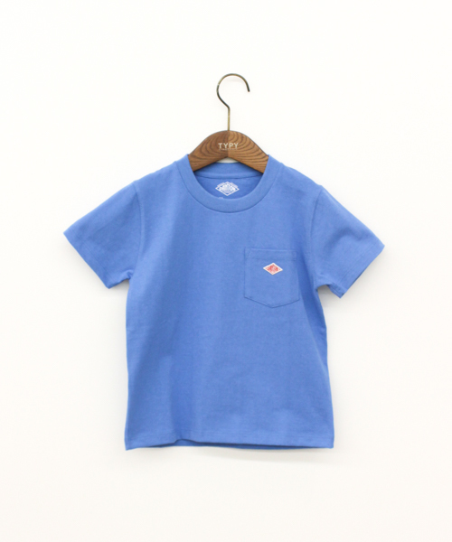 DANTON（ダントン）の「DANTONポケットTシャツ（Tシャツ/カットソー・キッズ・ホワイト/チャコールグレー/オリーブ/ブルー/ネイビー/レッド・M/S/L）」の5枚目の写真