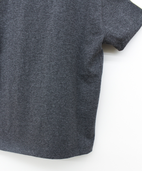 DANTON（ダントン）の「DANTONポケットTシャツ（Tシャツ/カットソー・キッズ・ホワイト/チャコールグレー/オリーブ/ブルー/ネイビー/レッド・M/S/L）」の9枚目の写真