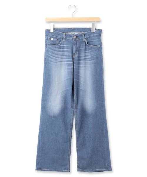 SHOO・LA・RUE（シューラルー）の「EDWIN別注 ストレッチワイドバギーパンツ（デニムパンツ・レディース・ブルー系1/ブルー・03/02/01）」の2枚目の写真