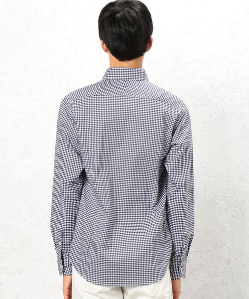 green label relaxing(グリーンレーベルリラクシング)の「KT PIN/OX ギンガムチェック GIZA BD シャツ◆(シャツ/ブラウス・メンズ・モカ/その他1/ネイビー/ブラック/ブラウン・LARGE/MEDIUM/XX-LARGE/SMALL/X-LARGE/X-SMALL)」の20枚目の写真