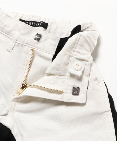 CHUBBYGANG（チャビーギャング）の「切替デザインスキニーパンツ（その他パンツ・キッズ・ブラック/ホワイト・100/120/150/160/140/110/130）」の8枚目の写真