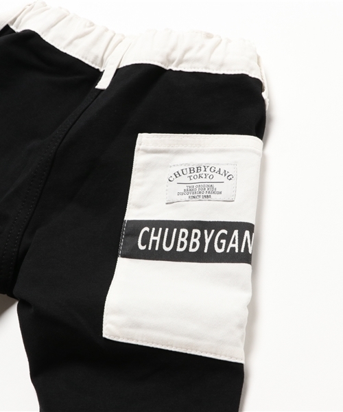 CHUBBYGANG（チャビーギャング）の「切替デザインスキニーパンツ（その他パンツ・キッズ・ブラック/ホワイト・100/120/150/160/140/110/130）」の3枚目の写真