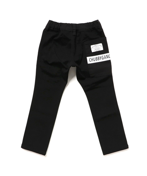 CHUBBYGANG（チャビーギャング）の「切替デザインスキニーパンツ（その他パンツ・キッズ・ブラック/ホワイト・100/120/150/160/140/110/130）」の5枚目の写真