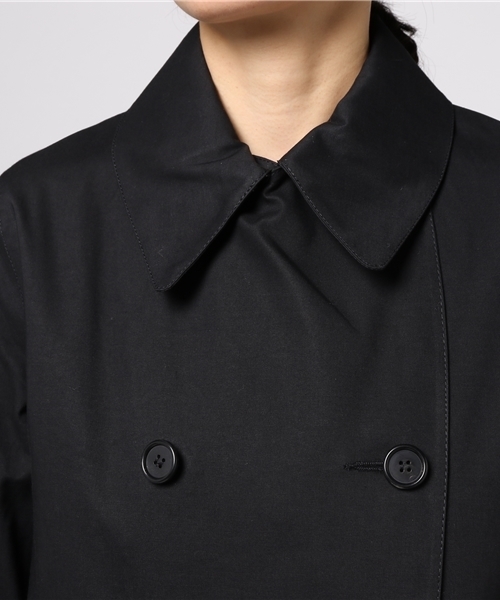 MARGARET HOWELL（マーガレットハウエル）の「・PROOFED COTTON（トレンチコート・レディース・ブラック・1）」の5枚目の写真
