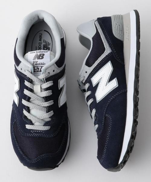 NEW BALANCE（ニューバランス）の「■■■[WEB限定][ニューバランス]new balance ML574 16FW CB スニーカー（スニーカー・レディース・ネイビー/ライトグレー・22.5cm/23cm/24cm/23.5cm/24.5cm/25cm）」の2枚目の写真