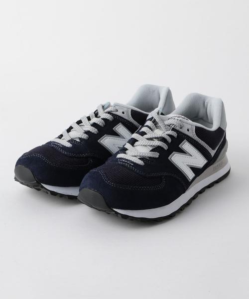 NEW BALANCE（ニューバランス）の「■■■[WEB限定][ニューバランス]new balance ML574 16FW CB スニーカー（スニーカー・レディース・ネイビー/ライトグレー・22.5cm/23cm/24cm/23.5cm/24.5cm/25cm）」の3枚目の写真