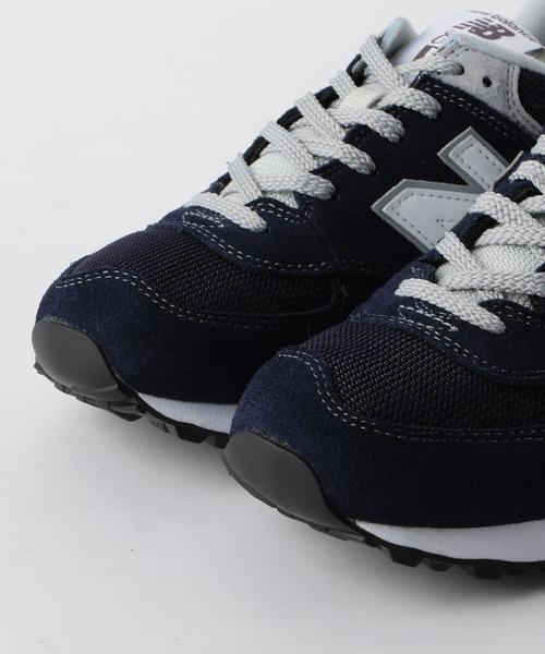 NEW BALANCE（ニューバランス）の「■■■[WEB限定][ニューバランス]new balance ML574 16FW CB スニーカー（スニーカー・レディース・ネイビー/ライトグレー・22.5cm/23cm/24cm/23.5cm/24.5cm/25cm）」の7枚目の写真