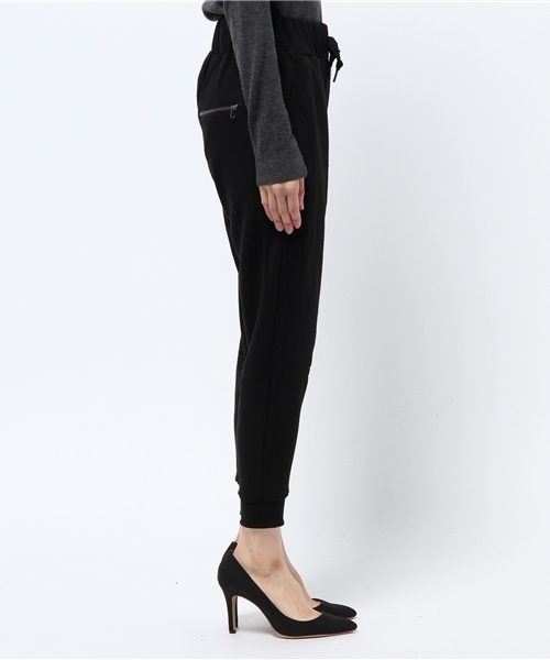 Pierrot（ピエロ）の「裾リブスウェットジョガーパンツ（その他パンツ・レディース・チャコール/ネイビー/杢グレー/ブラック・M/L）」の6枚目の写真